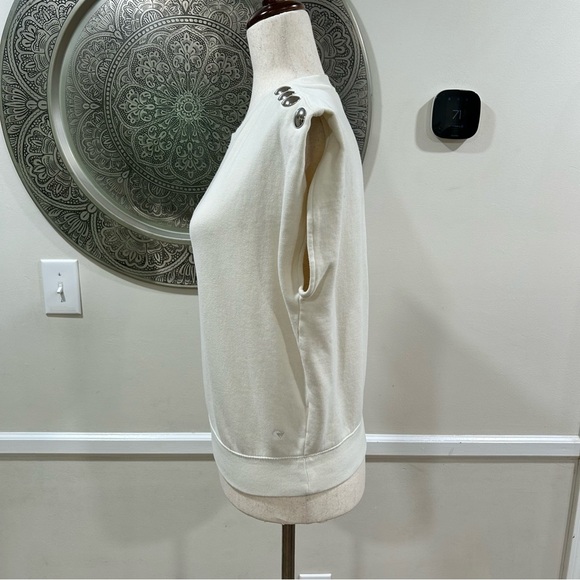 Clare V. le vest in cream with studs - Size XS - Picture 6 of 11